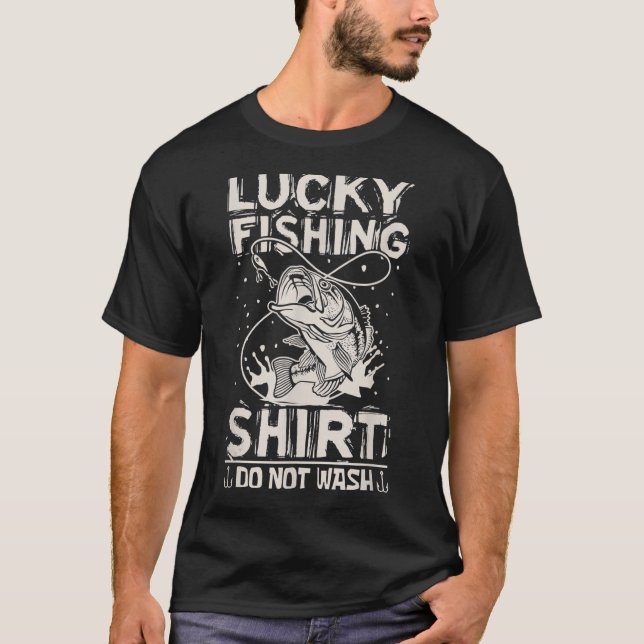 Glück beim Fischfang für einen Fischer 1 T-Shirt (Vorderseite)