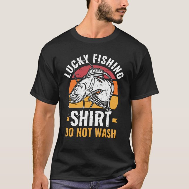 Glück beim Fischfang für Jäger und Fischer 2 T-Shirt (Vorderseite)