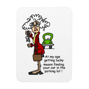 Glück beim Spaß Magnet