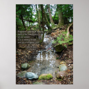 Glück besteht in Aktivität Poster