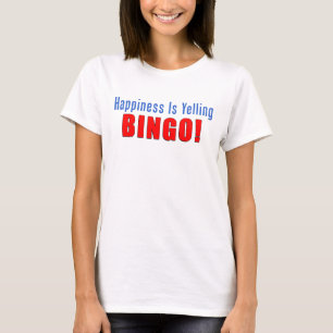 Glück, das Bingo schreit T-Shirt