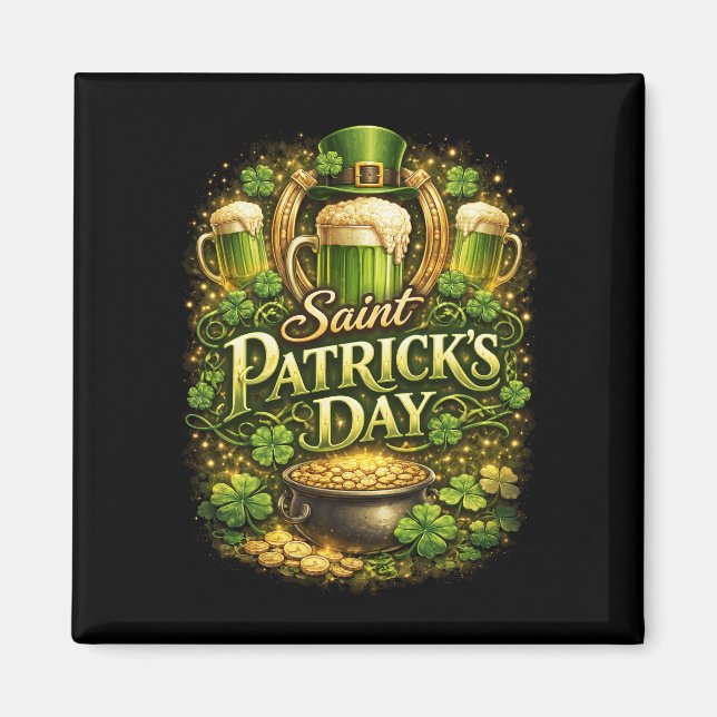 Glück der Emerald Isle Magnet (Vorne)