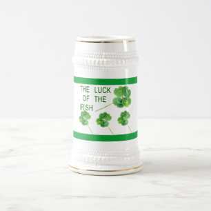 Glück der Iren - Bierglas