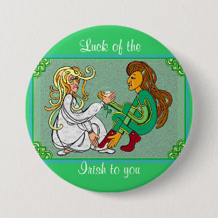 Glück der Iren - Glücklicher St. Patrick's Day Button