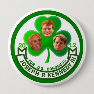 Glück der Iren: Joe Kennedy 3. für Kongreß Button