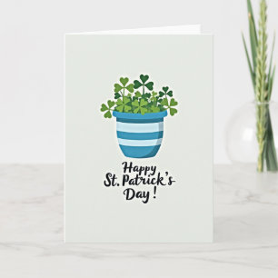 Glück der Iren St. Patricks Karte