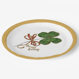 Glück der Iren St. Patrick's Pappteller