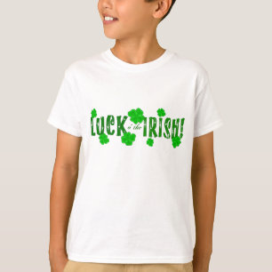 Glück der irischen grünen Glückskleeblätter T-Shirt