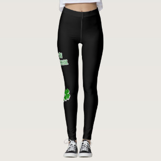 Glück der irischen schwarzen Leggings