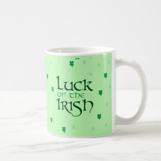 Glück der Irishcoffee-Tasse Kaffeetasse (Rechts)