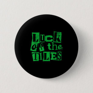 Glück der Kacheln St. Patrick's Day Leopard Glücks Button
