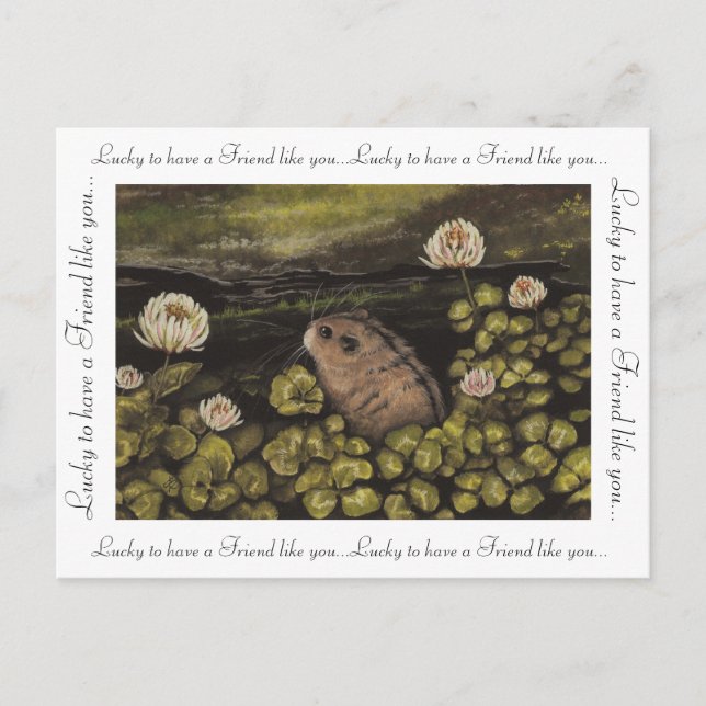 Glück, dich als meinen Freund von BiHrLe zu haben Postkarte (Vorderseite)