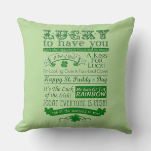 Glück, dich zu haben kissen