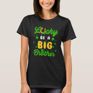 Glück, ein großer Bruder St Patrick's Day Gender z T-Shirt