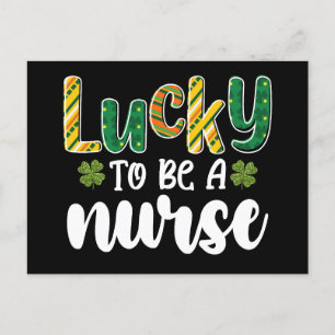 Glück, ein Tag der Krankenschwester St. Patrick zu Postkarte