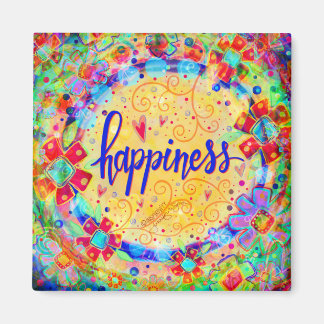 "Glück" - EIN WORT-Inspirivity Magnet