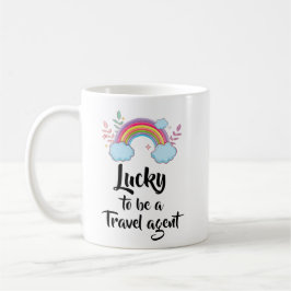 Glück, eine Reise-Agent-Tasse zu sein Kaffeetasse