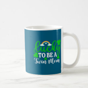 Glück, eine Zwilling-Mutter-Shirt lustiges St. Pat Kaffeetasse