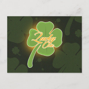 Glück Eins Postkarte