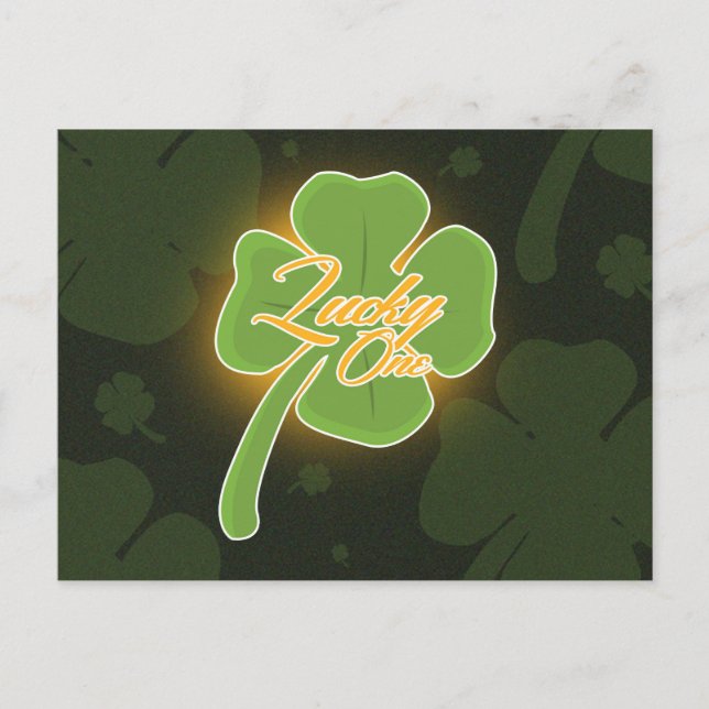 Glück Eins Postkarte (Vorderseite)