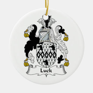 Glück-Familienwappen Keramikornament
