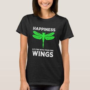 Glück fliegt mit Libellen T-Shirt