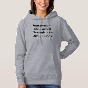 Glück Frauen als Grundgedanken Hoodie