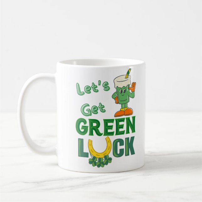 Glück für die Iren Kaffeetasse (Links)