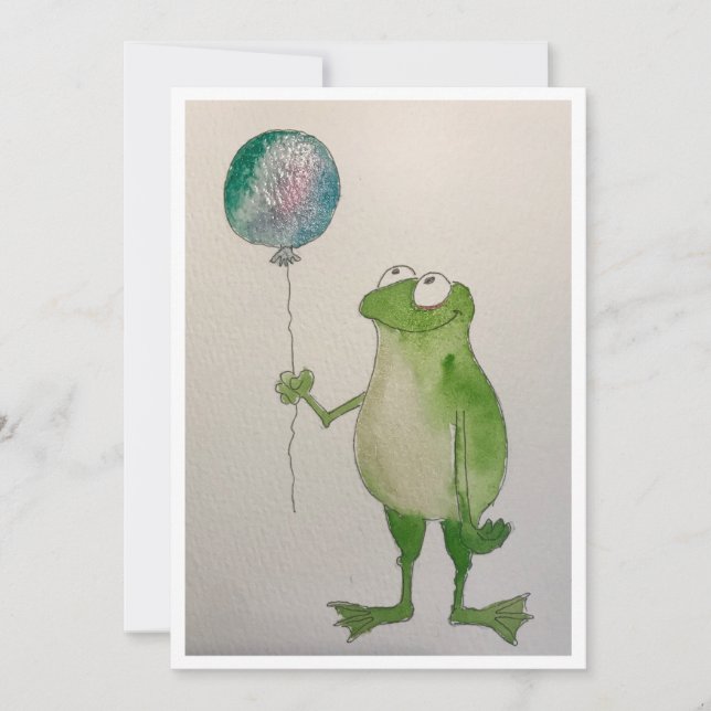 Glück für ein Party Einladung (Vorderseite)