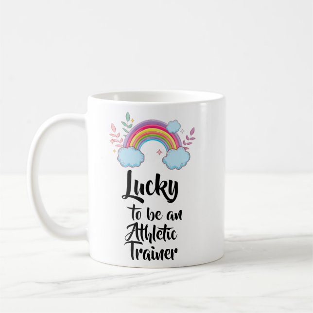Glück für eine Athletiktrainer-Tasse Kaffeetasse (Links)