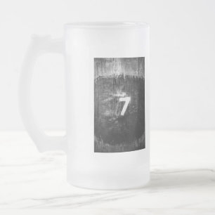 Glück für Summe Mattglas Bierglas