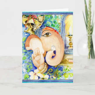 Glück Ganesh Diwali Karte