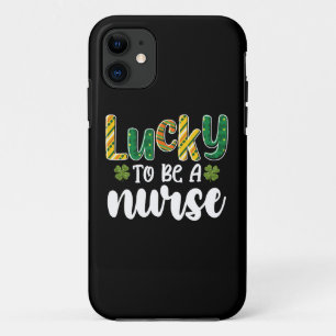 Glück gehabt, eine Krankenschwester am St. Patrick Case-Mate iPhone Hülle