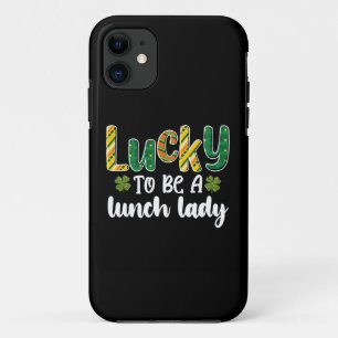 Glück gehabt, eine Schulküchen-Lady am St. Patrick Case-Mate iPhone Hülle