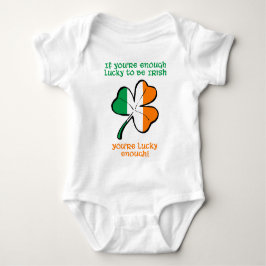 Glück gehabt, Ire zu sein Baby Strampler