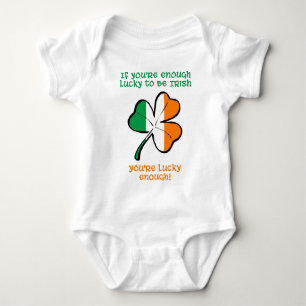 Glück gehabt, Ire zu sein Baby Strampler
