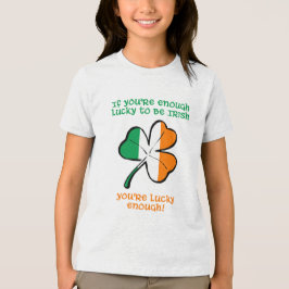 Glück gehabt, Ire zu sein Tri-Blend Shirt