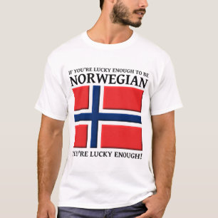 Glück gehabt, Norweger-Shirt zu sein T-Shirt