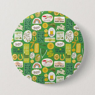Glück-glückliche Iren Button