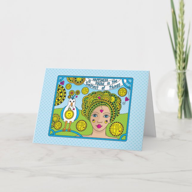 Glück_Gruß Karte (Vorderseite)