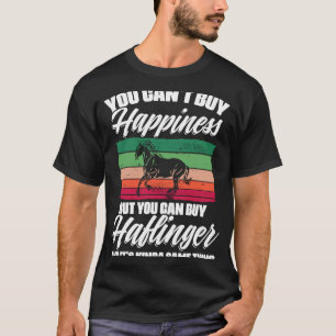 Glück Haflinger Pferdebesitzer T-Shirt