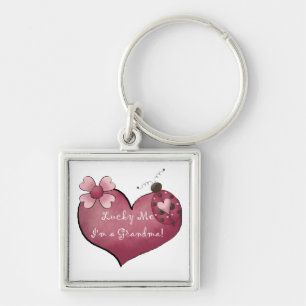 Glück, ich bin ein Oma Geschenke Schlüsselanhänger