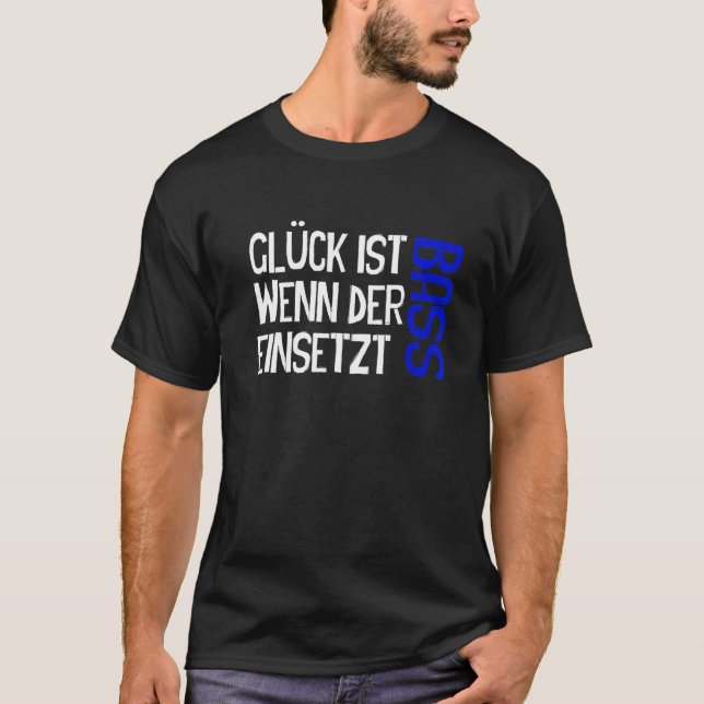 Glück If Bass Inserts Choir Singer Musicians Sin T-Shirt (Vorderseite)