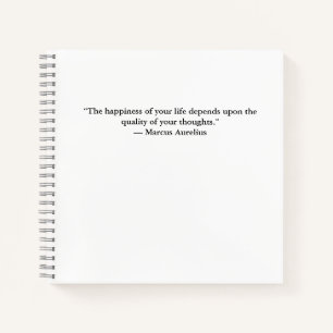 Glück Ihres Lebens — Marcus Aurelius Journal Notizbuch
