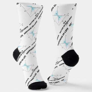 Glück im Leben ist eine Frage des Gleichgewichts Socken