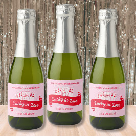 Glück in der Liebe Lebendes Rosa und Rotes Bachelo