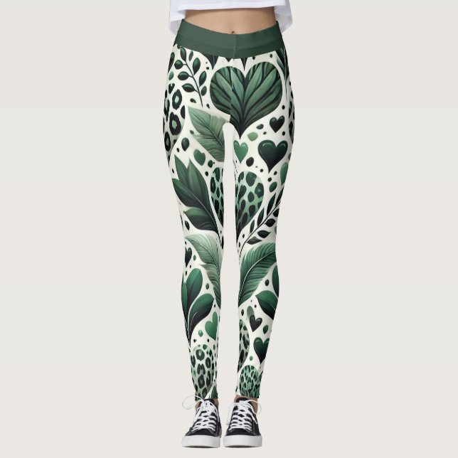 Glück in der Liebe Leggings (Vorderseite)