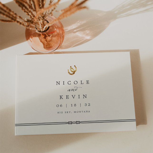 Glück in der Liebe | Rustische Gastgeschenk Hochze Gästebuch (Von Creator hochgeladen)