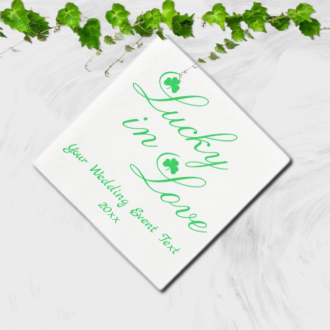 Glück in der Liebe Serviette (Von Creator hochgeladen)