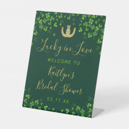 Glück in der Liebe St. Patrick's Day Brautparty Sockelschild